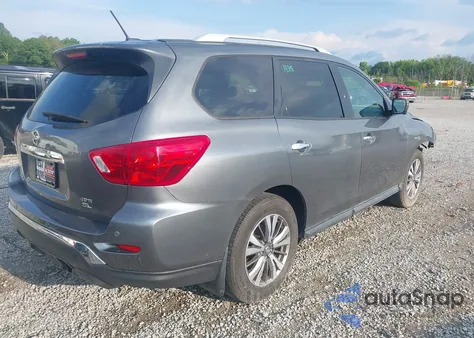 2018 Nissan Pathfinder Sl z USA, uszkodzony, nr VIN 5N1DR2MM5JC620323
